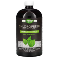 Купить Natures Way, Chlorofresh, жидкий хлорофилл, с ароматом мяты, 132 мг, 473,2 мл (16 жидк. унций)