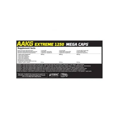 Olimp Nutrition AAKG Extreme Mega Caps