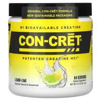Купить Con-Cret, Запатентованный креатин гидрохлорид, лимон и лайм, 61,4 г (2,2 унции)