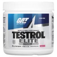 Купить ГАТ, Testrol Elite, Тестрол усилитель тестостерона, Raging Razz, 174 г (6,1 унции)