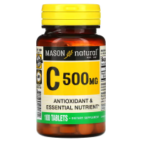 Купить Mason Natural Vitamin C 500 MG, витамин C, 500 мг, 100 таблеток