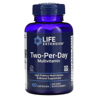 Купить Life Extension Two-Per-Day, Мультивитамины для двух приемов в день, 60 таблеток