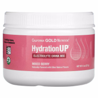 Купить California Gold Nutrition, HydrationUP, смесь для приготовления электролитов, ягодная смесь, 227 г (8 унций)