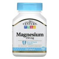 Купить 21st Century Magnium, магний, 250 мг, 110 таблеток