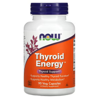 Купить NOW Foods, Thyroid Energy, 90 растительных капсул