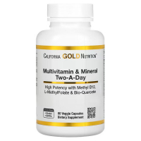 Купить California Gold Nutrition, Мультивитамины для ежедневного приема, 60 растительных капсул