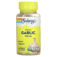 Sotib oling Solaray, органический чеснок, 560 мг, 100 органических капсул