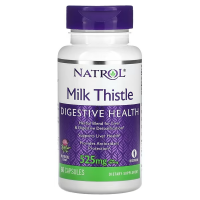 Купить Natrol, Молочный чертополох, Расторопша 262.5 мг, 60 капсул Milk Thistle