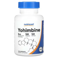 Купить Nutricost, Yohimbine, 5 mg, 120 Capsules