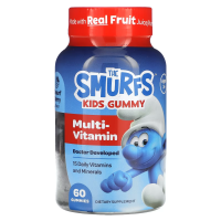 Купить Smurfs, жевательные мультивитамины, для детей от 3 лет, ягодный вкус, 60 жевательных конфет