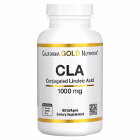 Купить California Gold Nutrition, Clarinol, КЛА CLA конъюгированная линолевая кислота, 1000 мг, 90 мягких таблеток