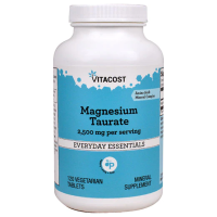 Купить Vitacost Magnesium Taurate -- 2500 mg per serving - 120 Vegetarian Tablets | Витакост Таурат магния — 2500 мг на порцию — 120 вегетарианских таблеток