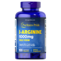 Купить Puritan’s Pride L-Arginine 1000 mg 100 Capsules, Л-Аргинин
