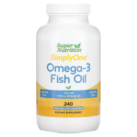 Купить Super Nutrition Omega-3 Fish Oil, рыбий жир с омега-3, 1000 мг, 240 капсул из рыбьего желатина