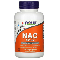 Купить NOW Foods, NAC, 600 мг, 100 растительных капсул, Нак
