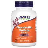 Купить NOW Foods, Chondroitin Sulfate, 600 мг, 120 капсул