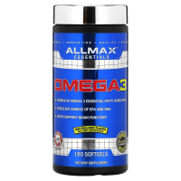 Купить ALLMAX омега-3 180 мягких желатиновых капсул | Omega-3 180 softgels