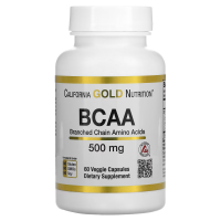 Sotib oling California Gold Nutrition, BCAA, 500 mg, 60 Veg Kapsulalar