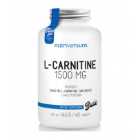 Купить L-CARNITINE 1500 мг (карнитин) 60 таблеток Nutriversum