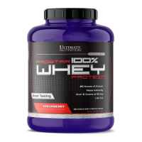 Купить Ultimate Nutrition Prostar (клубника)  100% Whey Protein - 5.28 lb  (клубника) сывороточный протеин (2.39 kg, Strawberry)