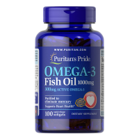 Купить Omega-3 Fish Oil 1000 mg (300 mg Active, Рыбий жир Омега-3 1000 мг)