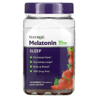 Купить Natrol Melatonin, Мелатонин, со вкусом клубники, 5 мг, 140 жевательных мармеладок