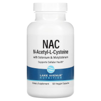Купить NAC, N ацетилцистеин с селеном и молибденом, 600 мг, 120 растительных капсул | НАК