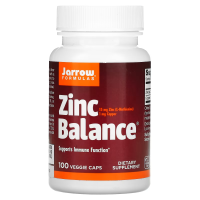 Купить Jarrow Zinc Balance 100caps, джэрроу формулас, 100 вегетарианских капсул