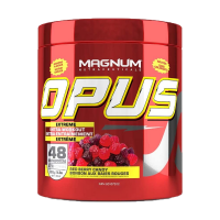 Sotib oling Magnum Nutraceuticals Stimulyatorsiz Opus Intra-mashq kukuni (48 ta porsiya) 420 g - Red Berry Candy, Magnum