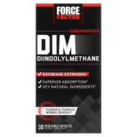 Купить Force Factor, Fundamentals, DIM, дииндолилметан, ДИМ 30 вегетарианских капсул