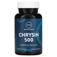 Купить MRM Nutrition, Chrysin, 500, 30 веганских капсул, Питание, хризин