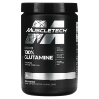 Купить MuscleTech, Essential Series Glutamine, Platinum 100%, глютамин, без добавок, 60servings, 300 г (10,58 унции)