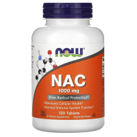 Купить NOW Foods, NAC, 1000 мг, 120 таблеток, Нак