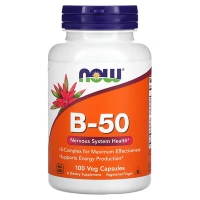 Купить NOW Foods, B-50, 100 Veg Capsules