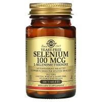 Sotib oling Solgar, Selenium, Yeast-Free, 100 mcg, 100 Tablets