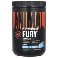 Купить Animal, Fury® Essentials, Pre Workout, Blue Ice Pop, 1.06 lbs (483 g)