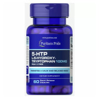 Купить 5 HTP, Puritans Pride, 100 мг, 60 капсул 5 гидрокситриптофан
