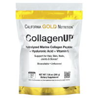Купить CGN, CollagenUP, гидролизованные пептиды морского коллагена с гиалуроновой кислотой и витамином C, Коллаген с нейтральным вкусом, 206 г