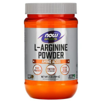 Купить NOW Sports L Arginine, Sports, порошок  Л аргинина,  (454 г)