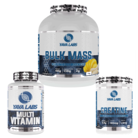 Купить Комплект для наборa массы - BULK MASS Gainer (гейнер) 3кг, Creatine (креатин) 300g 60 servings, Multivitamin (мультивитамин) 60 capsules