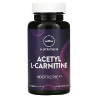Купить MRM Nutrition, Nutrition, ацетил L карнитин, 60 веганских капсул, | Acetyl Carnitine для моза