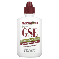 Купить NutriBiotic, веганский экстракт семян грейпфрута GSE, жидкий концентрат, 59 мл | GSE