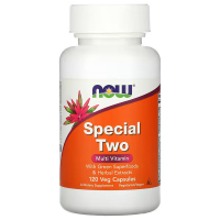 Купить NOW Foods, Special Two, мультивитамины, 120 растительных капсул