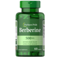 Купить Берберин 500 мг 60 капсул Puritan (Berberis aristata Berberine HCL) Puritan
