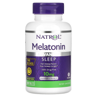 Купить Natrol Melatonin, Мелатонин, улучшенный сон, медленное высвобождение, 10 мг, 100 таблеток