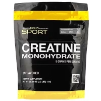 Купить California Gold Nutrition, Sport, Creatine Monohydrate, Unflavored, 2.2 lbs (1 kg)