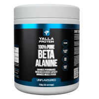 Купить Yalla Protein, Pure, Beta-Alanine, 100% чистый бета-аланинб 150g 50 servings