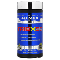 Купить ALLMAX, TribX90, ультраконцентрат, якорцы, 90% сапонинов фурастанолового типа, 750 мг, 90 капсул
