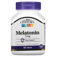 Купить Melatonin 21st Century, Мелатонин, 3 мг, 90 таблеток