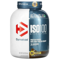 Купить Dymatize, Гидролизированный ISO 100 , 100% -ный сывороточный изолят ,протеина, гурманский шоколад, 5 фунтов (2,3 кг)